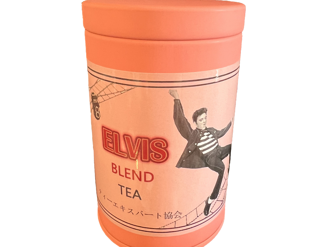 ティーエキスパート協会エルヴィス・ブレンドティー缶の写真